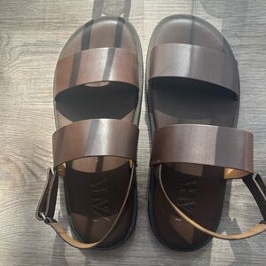 Zara Brown Sandals